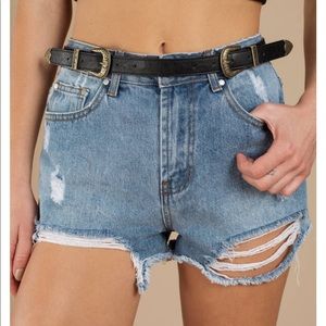 Tobi - Double Buckle Belt